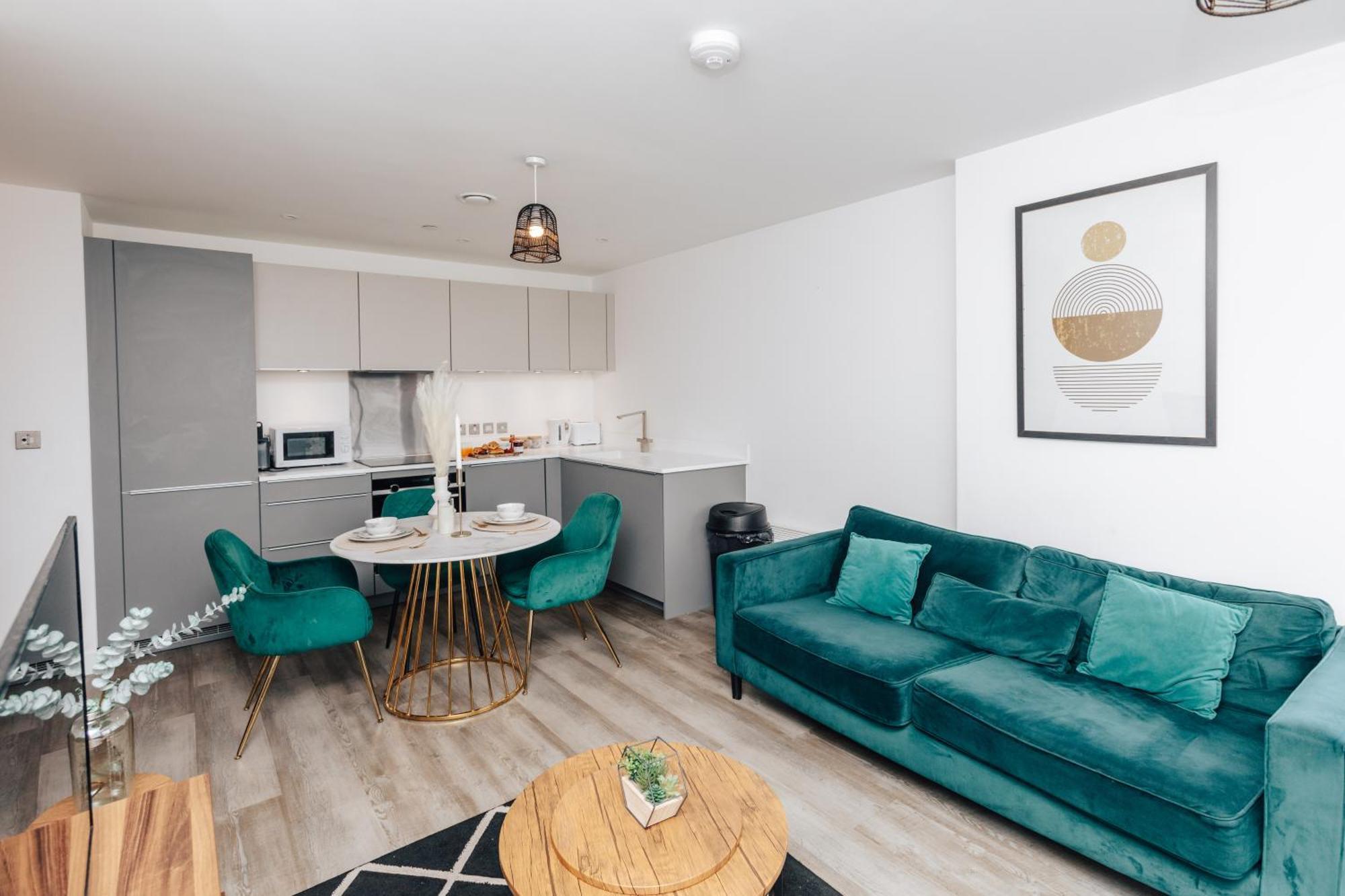 Luxury 2 Bedroom Apartment, Broad Street Birmingham Exterior foto